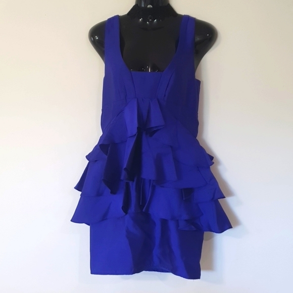 Dresses & Skirts - Nina Maya Size 8 Silk Dress Blue Purple